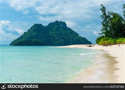 landscape Poda Island, Thailand in good sunny weather