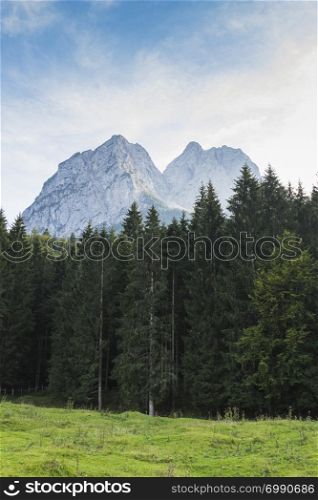 Landscape view Bavarian Alps in Germany, Europe