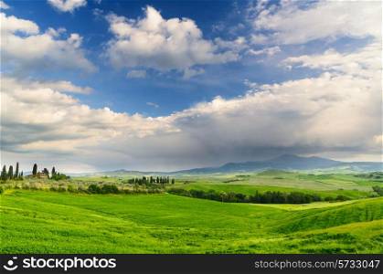 landscape view of Tuscany, Italy