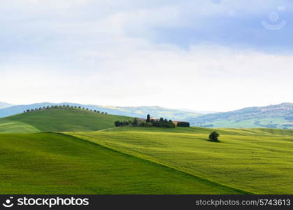 landscape view of Tuscany, Italy