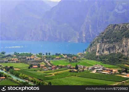Landscape With The Lake Lago Di Garda, Italy