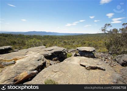 Landscape within the Grampians National Park, Australia