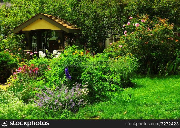 Landscaped garden