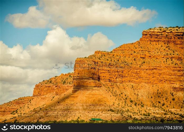 landscapes near abra kanabra and zion national park in utah