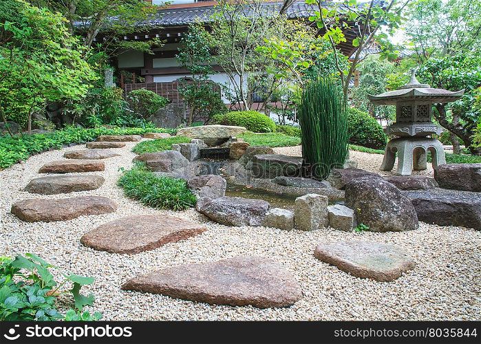Landscaping and decorate garden japan style, Tokyo, Japan.