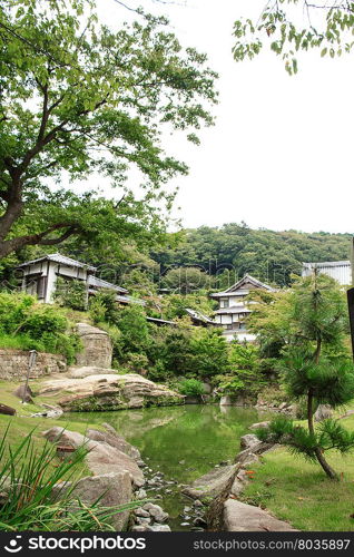 Landscaping and decorate garden japan style, Tokyo, Japan.