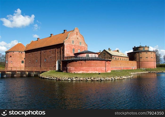 Landskrona Castle in southern Sweden, an old fortification from the 1500s