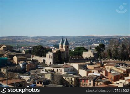 lansdcape of Toledo, inside the village fortress