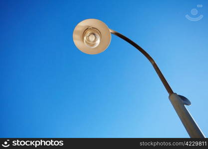 lantern against the blue sky