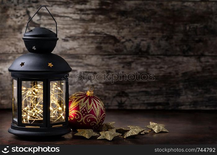 Lantern. Christmas decorations with lantern.. Christmas Lantern