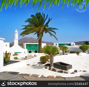 Lanzarote san Bartolome monumento Campesino in Canary islands