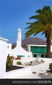 Lanzarote san Bartolome monumento Campesino in Canary islands