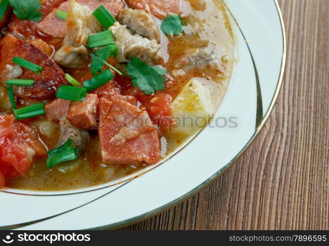 Lapskaus - Norwegian dish made of meat ingredients and vegetables