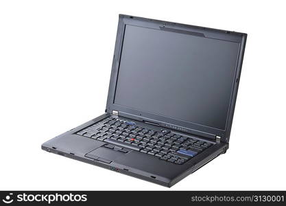 Laptop computer isolated on white background