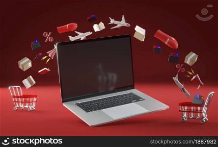 laptop icon black friday event . Resolution and high quality beautiful photo. laptop icon black friday event . High quality and resolution beautiful photo concept