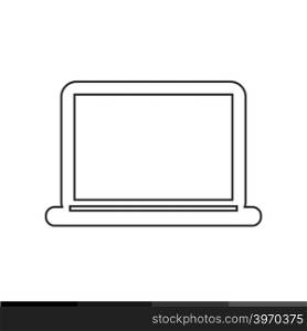 Laptop Icon Illustration design