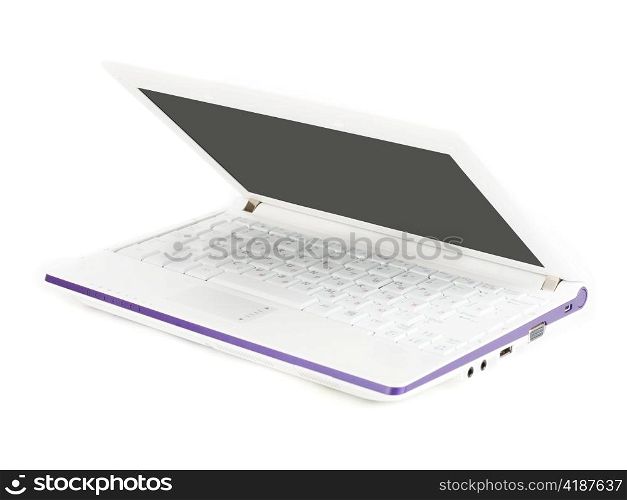 Laptop isolated on a white background
