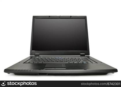 laptop isolated on a white background