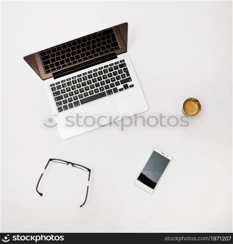 laptop office items. High resolution photo. laptop office items. High quality photo