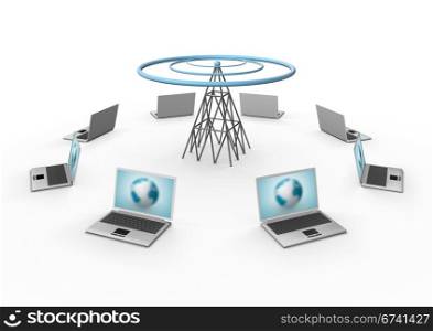 laptops connected to the internet