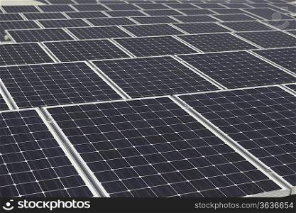 Large array of solarapanels