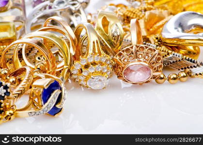 Large collection of gold jewellery