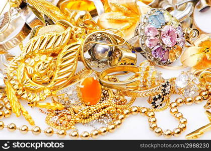 Large collection of gold jewellery