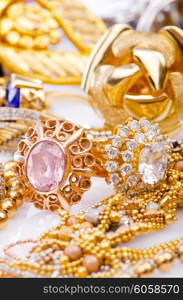 Large collection of gold jewellery