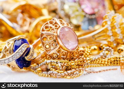 Large collection of gold jewellery