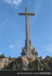large cross Valley of the Fallen (Valle de los Caidos)