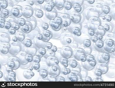 large floating soap bubble background image. bubbles