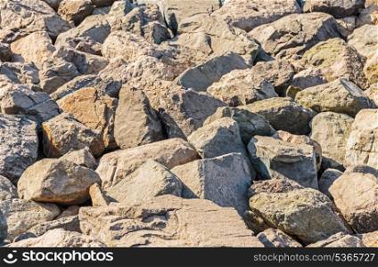 Large granite rocks