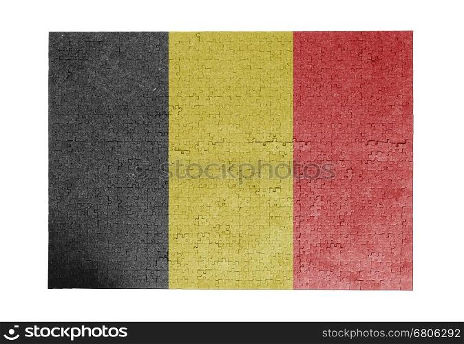 Large jigsaw puzzle of 1000 pieces - flag - Belgium
