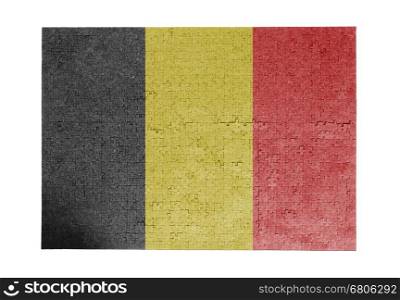 Large jigsaw puzzle of 1000 pieces - flag - Belgium