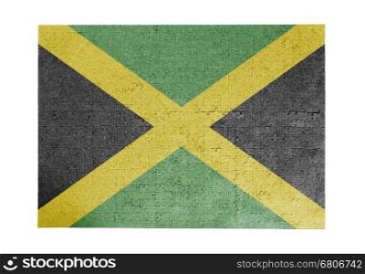 Large jigsaw puzzle of 1000 pieces - flag - Jamaica