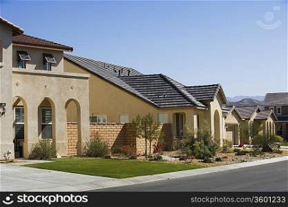 Large New House With Arched Entry