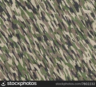 large seamless image of cloth printed with military camouflage pattern. camouflage cloth