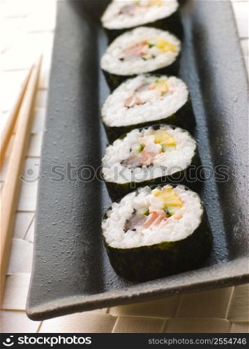 Large Spiral Rolled Sushi