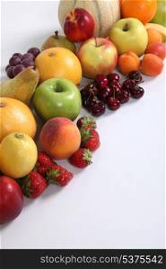 Large variety of fruit