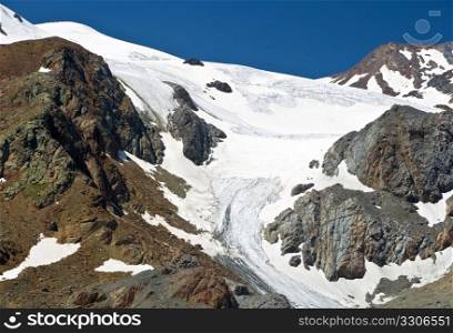 Larker Glacier, Cevedale mountain, Italian alps