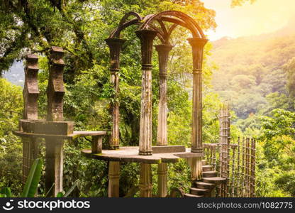 Las Pozas, a surrealist botanical garden in Xilitla Mexico by Edward James.