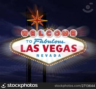 Las Vegas Sign Digital Illustration