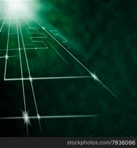 Laser Circuit Background Meaning Neon Art Or Bright Lines&#xA;