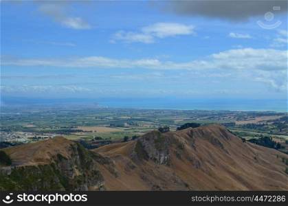 Late summer in the Hawkes Bay from Te Mata Park