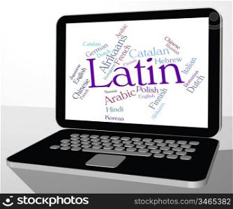 Latin Language Indicating Words Languages And Communication
