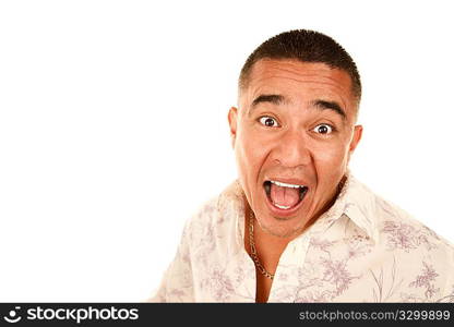 Laughing Hispanic Man