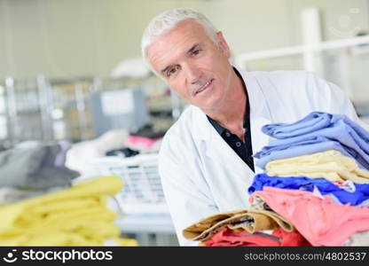 laundry cleaner worker