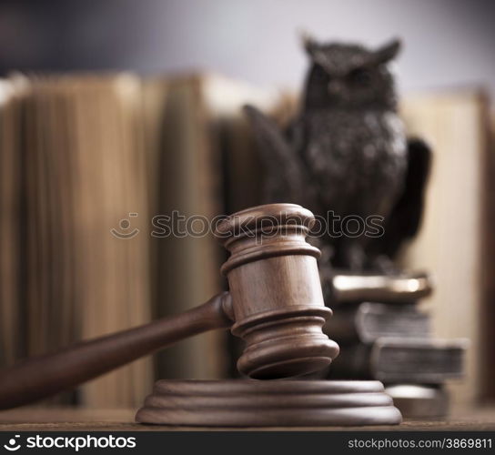 Law and justice concept, legal code