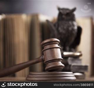 Law and justice concept, legal code