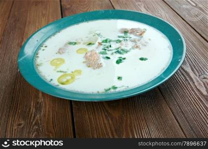 Laxsoppa - Creamy salmon soup in Swedish